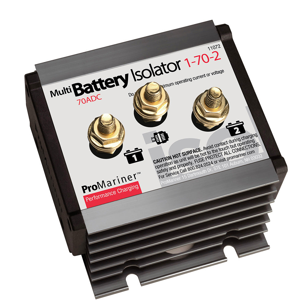 ProMariner Battery Isolator - 1 Alternator - 2 Battery - 70 AMP - 11072