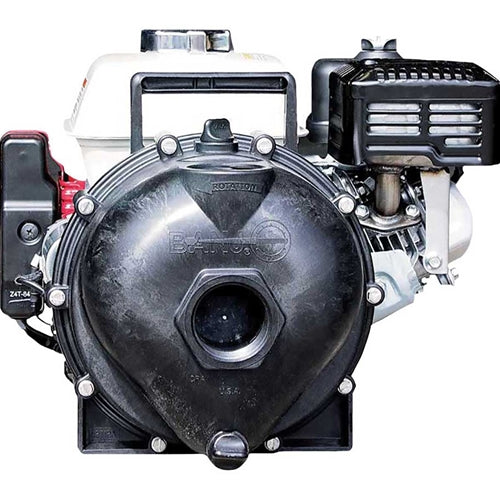 K & M Manufacturing Banjo Transfer Pump with 2in Ports - Honda GX200 Engine - Electric Start