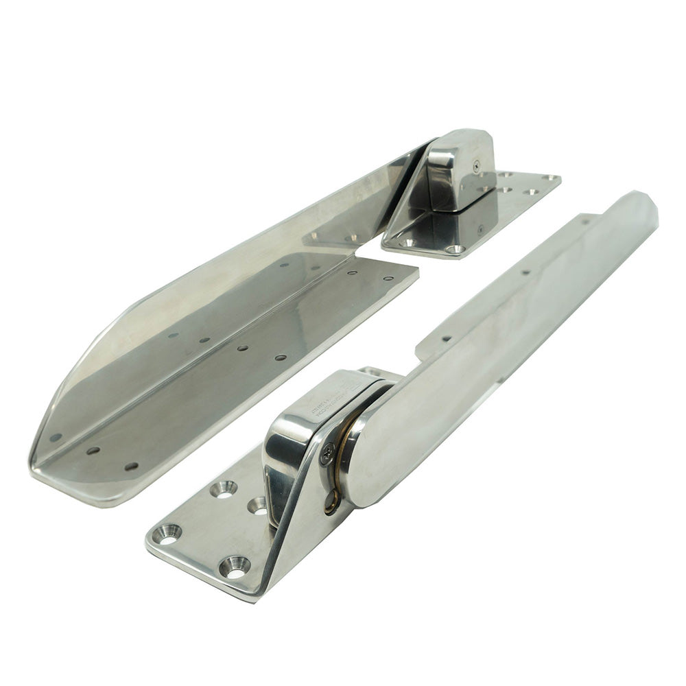 TACO Command Ratchet Hinges - 18-1/2" - 316 Stainless Steel - Pair - H25-0023R