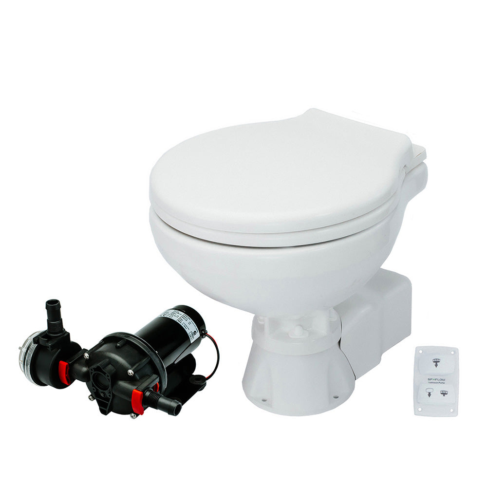Johnson Pump AquaT Toilet Silent Electric Compact - 24V - 80-47231-02