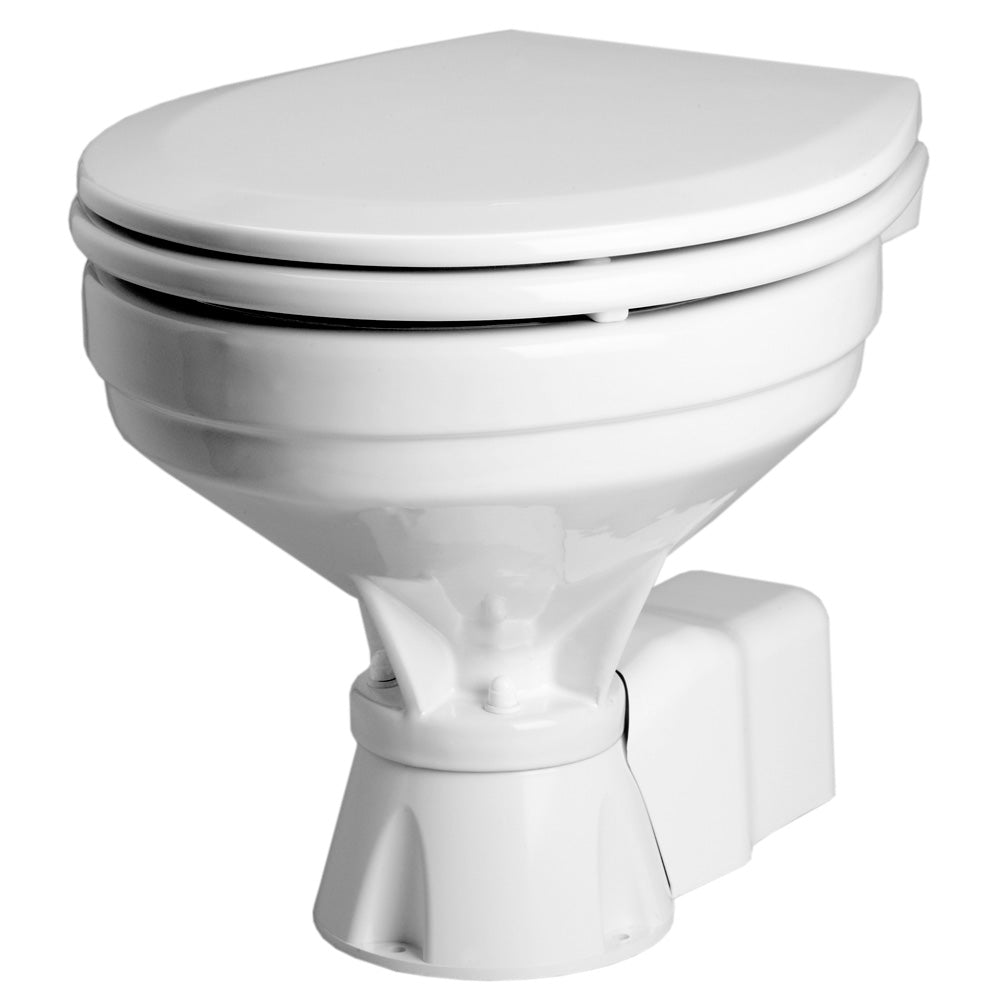 Johnson Pump Standard Electric Toilet - Compact Macerator Style - 24V - 80-47435-02