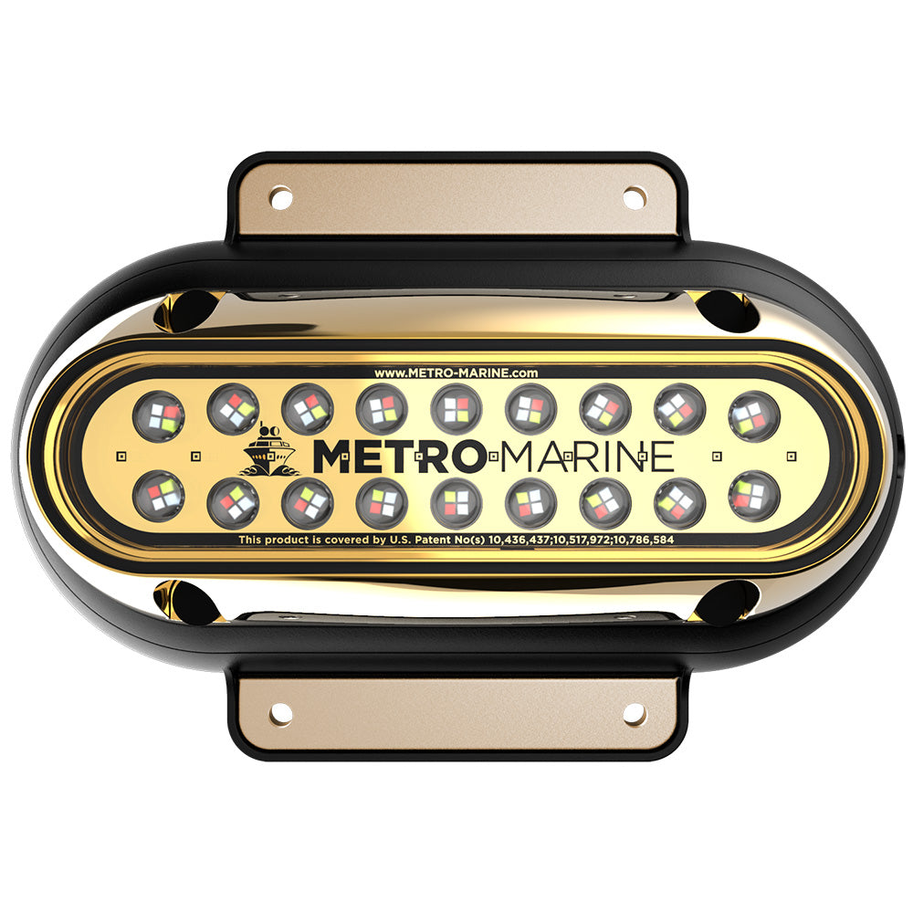 Metro Marine High-Output Elongated Surface Mount Light w/Intelligent Full Spectrum LED's - RGBW, 90° Beam - F-SME1-H-FS-90