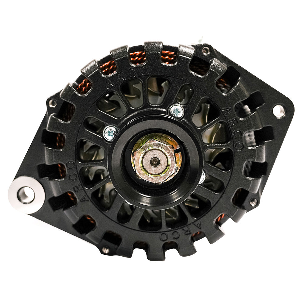 ARCO Marine Zeus A275L N62 Alternator w/Clutch Pulley & Terminal Block - A275L-12-N62-EX-50K6CP