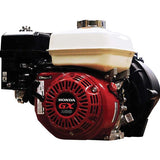 K & M Manufacturing Banjo Cast Iron Transfer Pump with 2in Ports - Honda GX200 Engine - Recoil Start (trimmed)