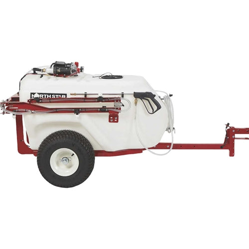 K & M Manufacturing NorthStar Tow-Behind Trailer Boom Broadcast and Spot Sprayer - 101 Gal, 7 GPM & 12V DC