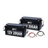 Rich Solar 12V - 400AH - 5.1kWh Lithium Battery Bank