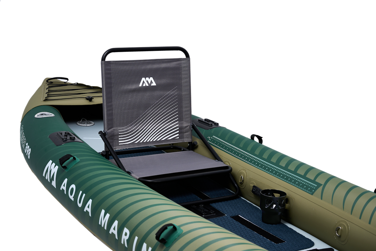 Aqua Marina 13’1 Caliber Angling Kayak 1/2-person. DWF Deck. Foldable fishing seat x1, Cup holder. (paddle excluded)