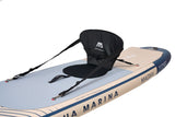 Aqua Marina 11’2″ Magma (Earth Wave) - Advanced All-around iSUP, 3.4m/15cm, with carbon/fiberglass hybrid PASTEL paddle and coil leash