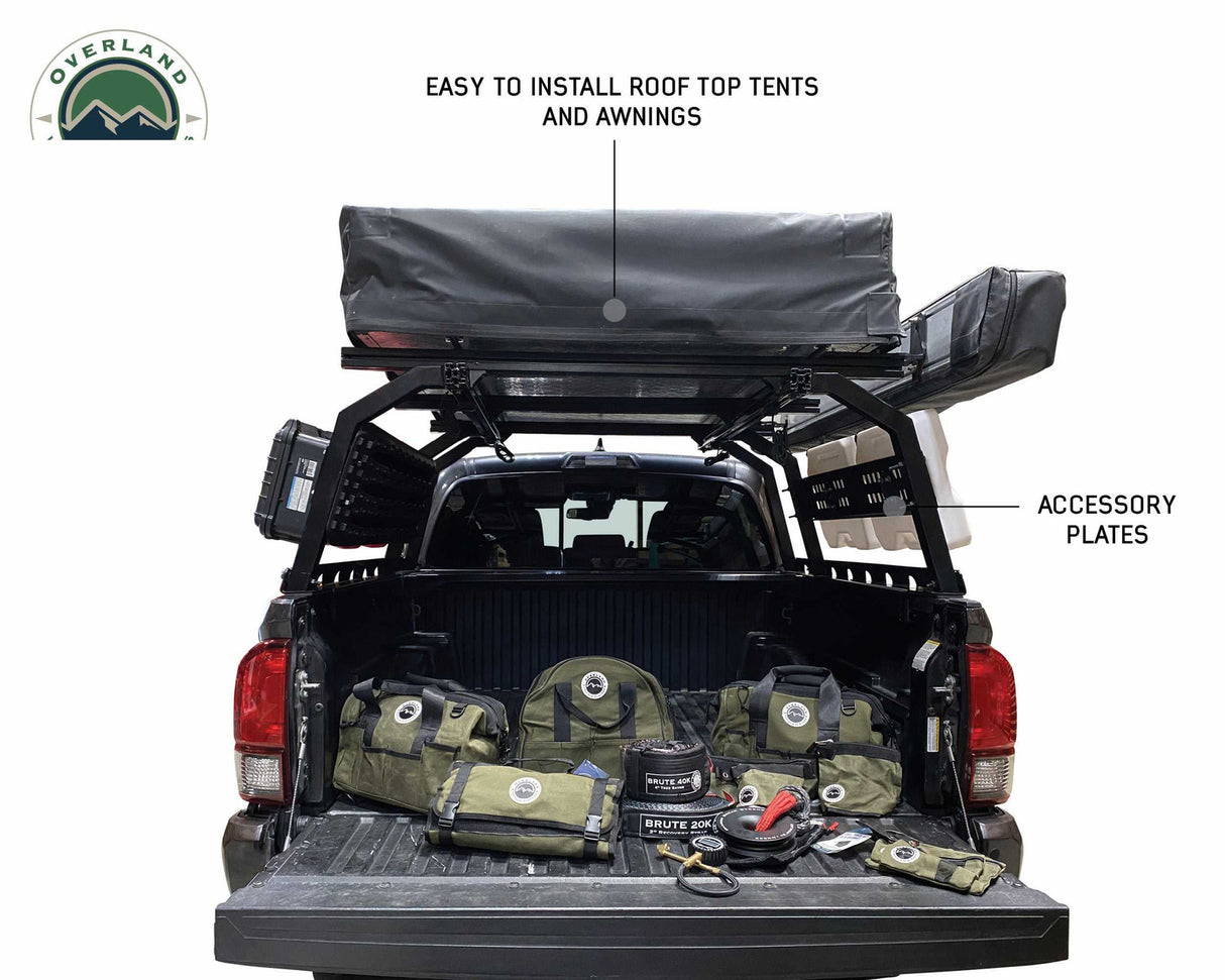 Overland Vehicle Systems Discovery Rack -Mid Size Truck Short Bed Application