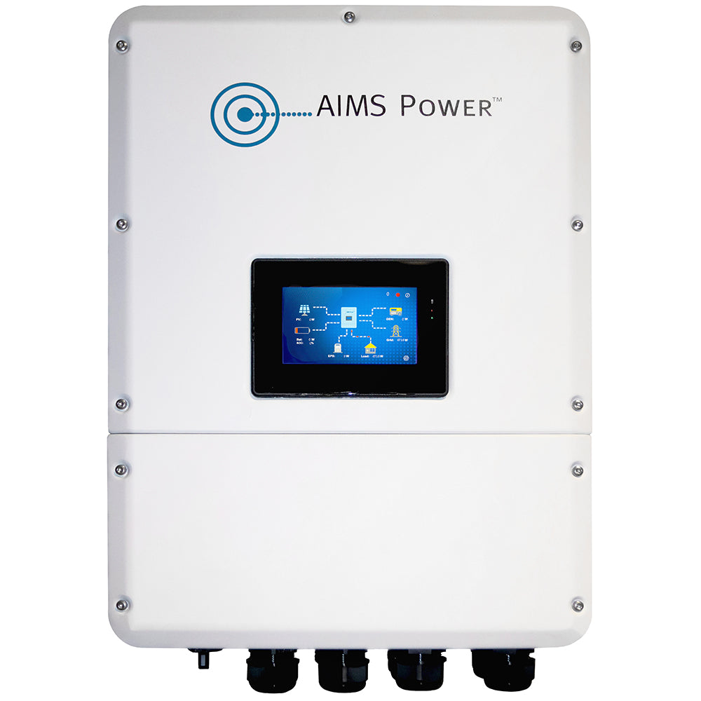 AIMS Power Hybri d Inverter Charger 4.6 kW Inverter Output 6.9 kW Solar Input Grid Tie & Off Grid - PIHY4600
