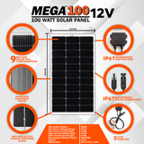 Rich Solar Mega 100 Watt Solar Panel 600VDC