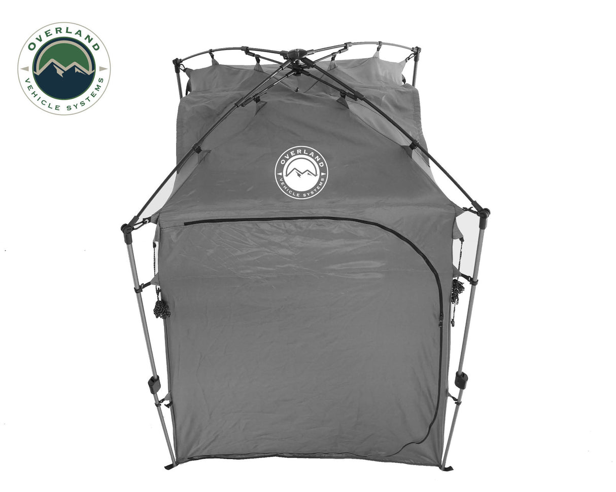 Overland Vehicle Systems Wild Land Portable Privacy Room With Shower, Retractable Floor And Amenity Pouches And More – Quick Set Up
