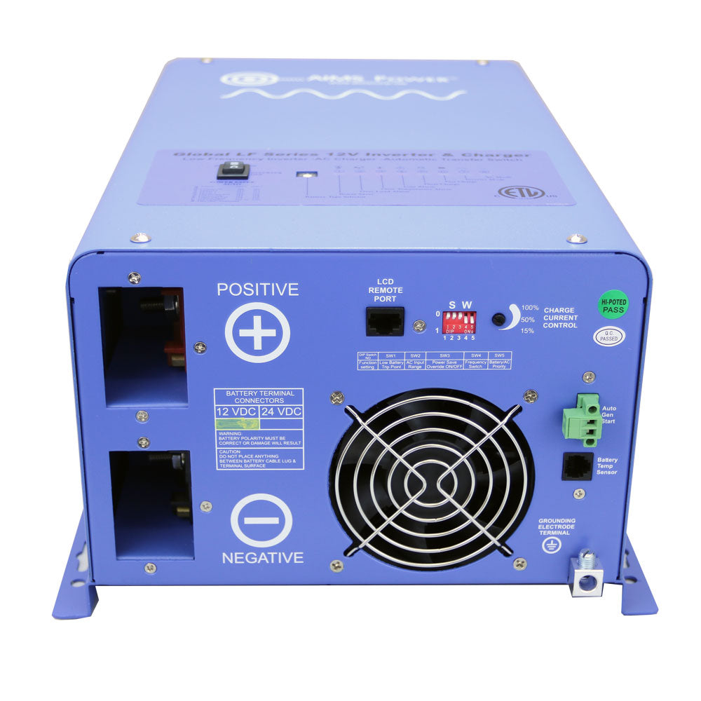 AIMS Power 1000 Watt Pure Sine Inverter Charger – ETL Listed Conforms to UL458 / CSA Standards - PICOGLF10W12V120V