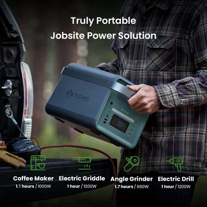 Yoshino Power B2000 SST - 2000W | 1326Wh Solid-State Portable Power Station