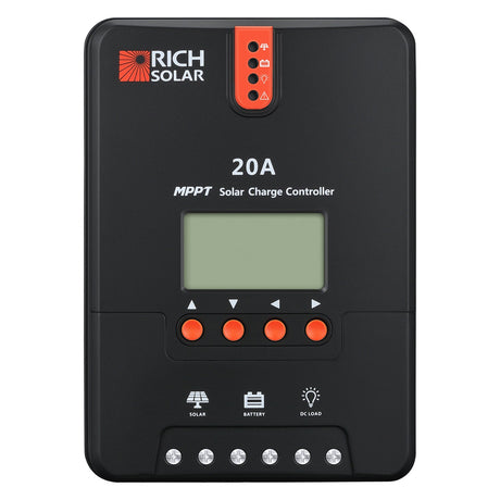 Rich Solar 20 Amp MPPT Solar Charge Controller