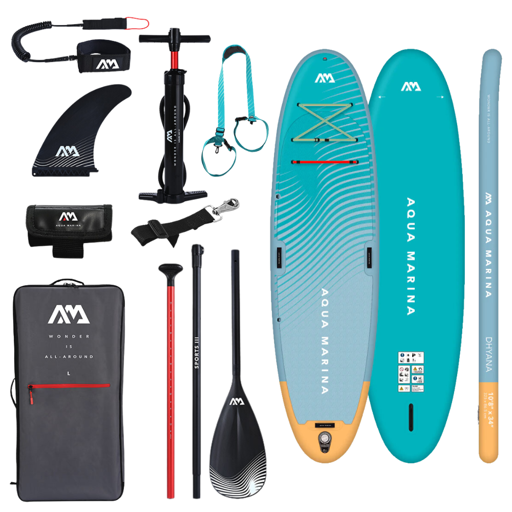 Aqua Marina Dhyana Fitness iSUP 3.25m/15cm w/ paddle, coil leash & carry strap