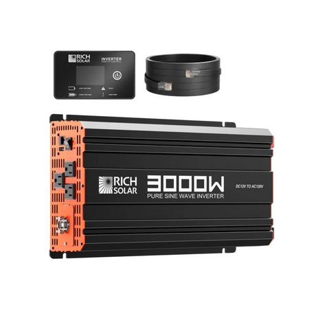 Rich Solar 3000 Watt Industrial Pure Sine Wave Inverter - RS-V3000