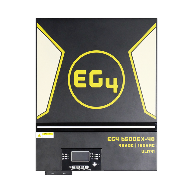 EG4 Electronics 6.5kW Off-Grid Inverter | 6500EX-48 | 6500W Output | 8000W PV Input | 500V VOC Input | All in One Solar Inverter