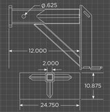 Loflin Fabrication Mini Reese Hitch Adapter