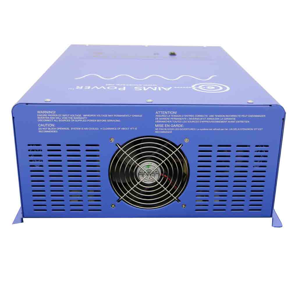 AIMS Power 6000 WATT PURE SINE INVERTER CHARGER 24Vdc TO 120Vac OUTPUT LISTED TO UL & CSA - PICOGLF6024120UL