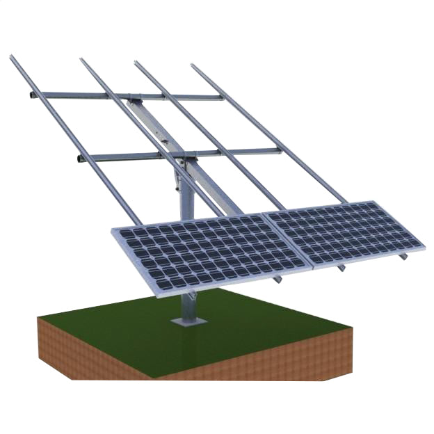 AIMS Power SINGLE POLE MOUNT RACK for PV SOLAR PANELS HEAVY DUTY – Fits 6 - PV6X250POLE