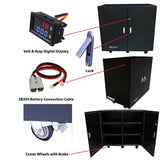 AIMS Power Battery Cabinet – Industrial Grade – Fits up to 12 Batteries - BATBOX12