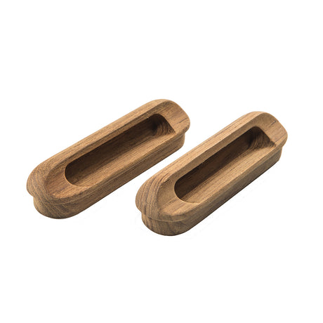 Whitecap Teak Oblong Drawer Pull - 4-1/16"L - 2 Pack - 60124-A