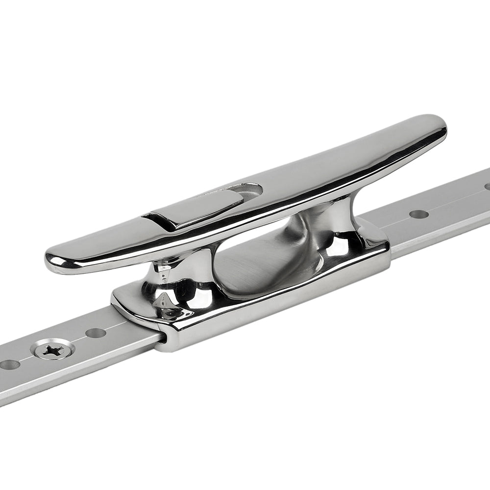 Schaefer Mid-Rail Chock/Cleat Stainless Steel - 1" - 70-74