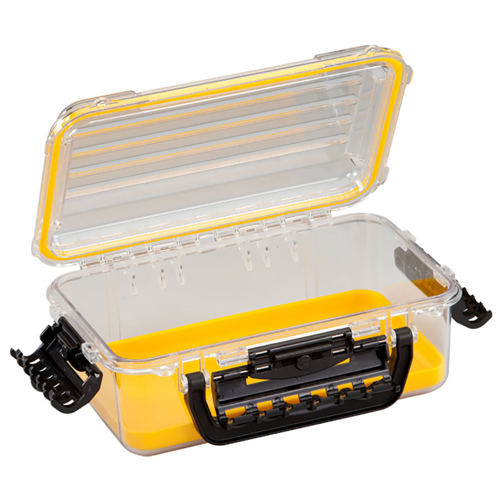Plano Waterproof Polycarbonate Storage Box - 3600 Size - Yellow/Clear - 146000