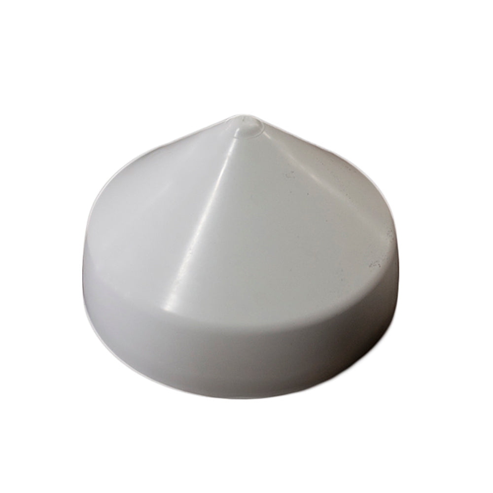 Monarch White Cone Piling Cap - 6.5" - WCPC-6.5