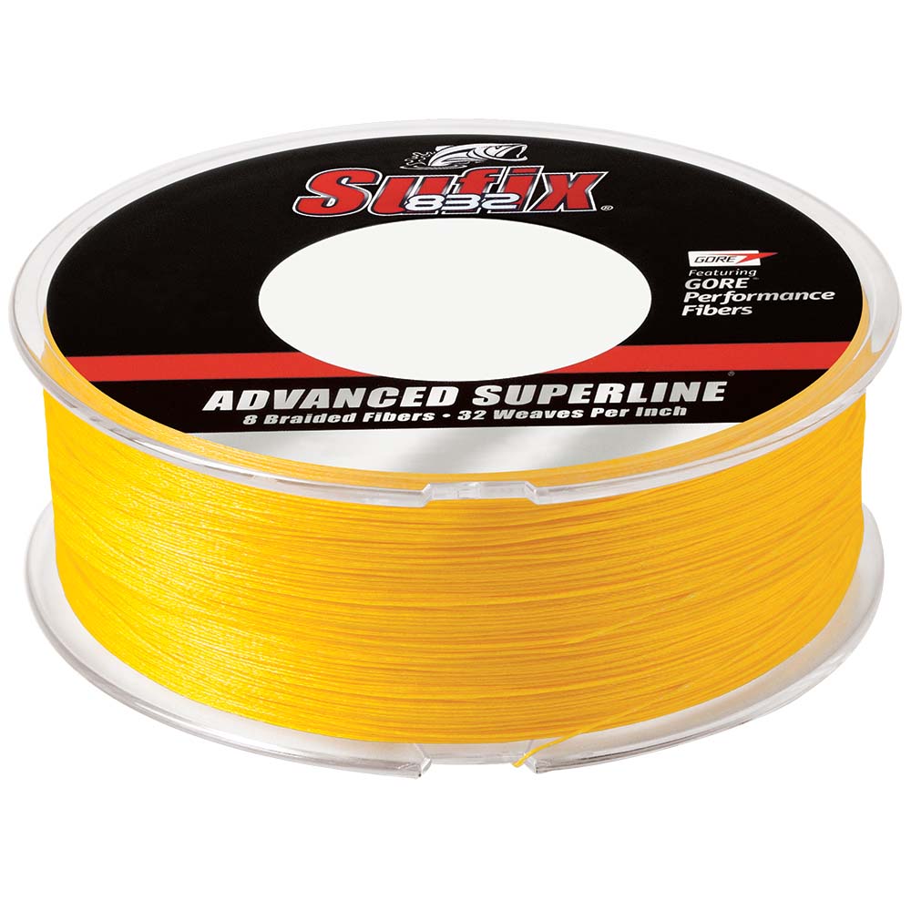 Sufix 832® Advanced Superline® Braid - 6lb - Hi-Vis Yellow - 600 yds - 660-206Y