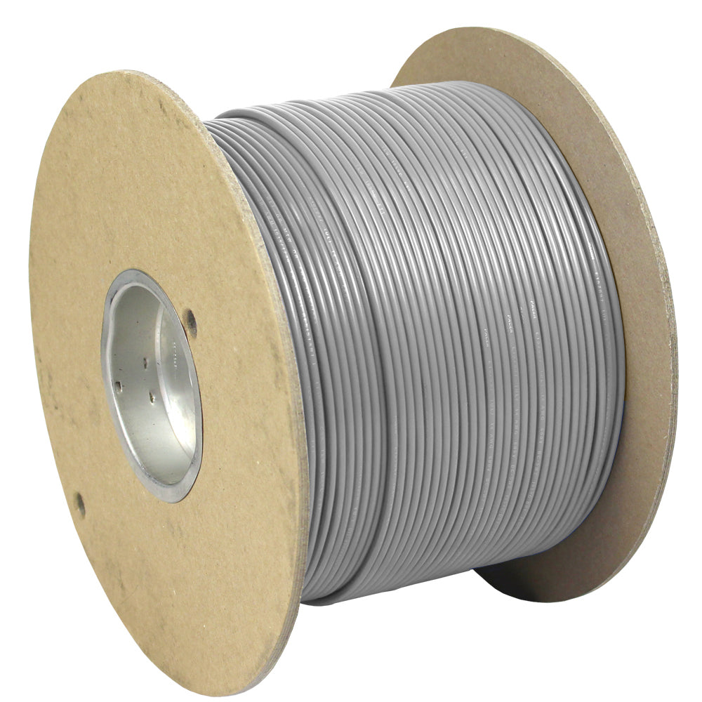 Pacer Grey 10 AWG Primary Wire - 1,000' - WUL10GY-1000