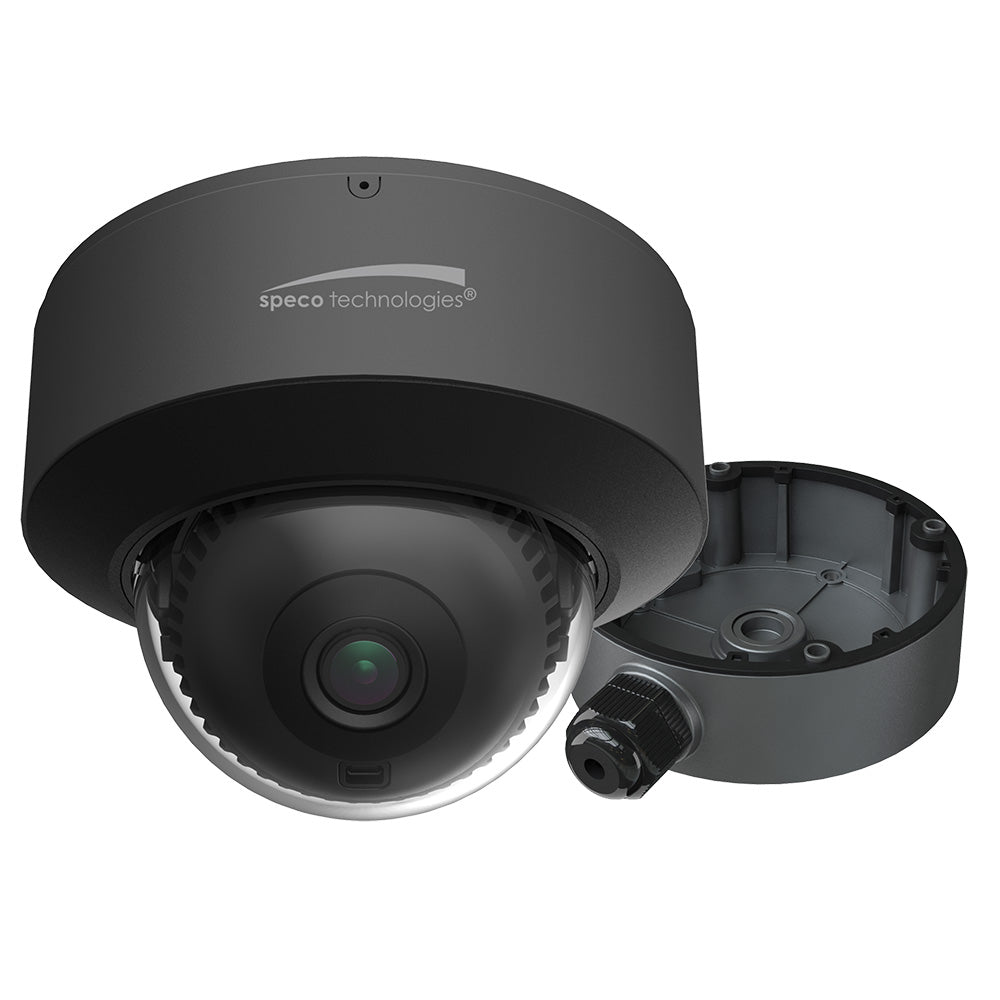 Speco 4MP Intensifier® IP Dome Camera w/Advanced Analytics - Junction Box Included - O4ID1