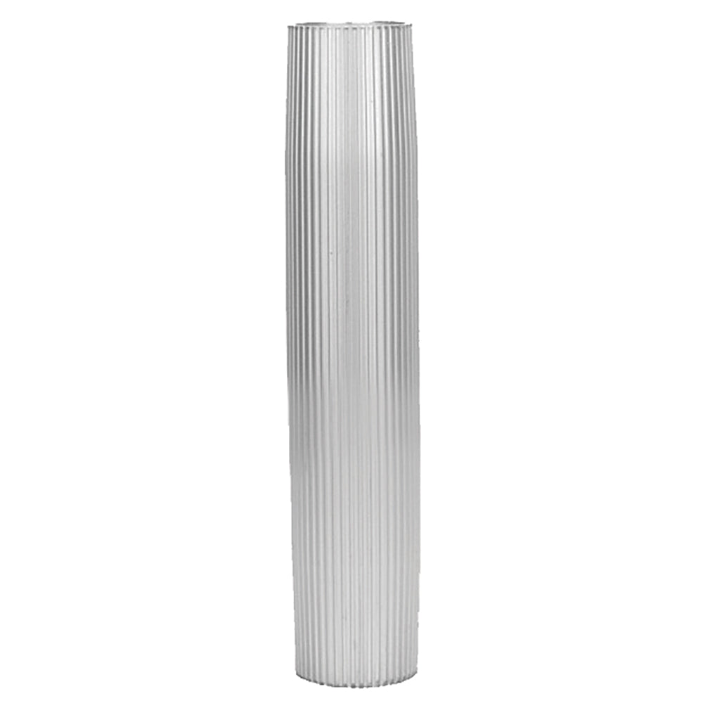 TACO Aluminum Ribbed Table Pedestal - 2-3/8" O.D. - 26" Length - Z60-8266VEL26-2