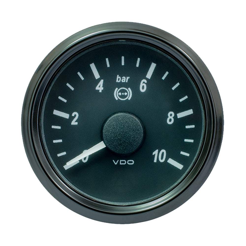 VDO SingleViu 52mm (2-1/16") Brake Pressure Gauge - 15 Bar - 0-180 Ohm - A2C3833450030