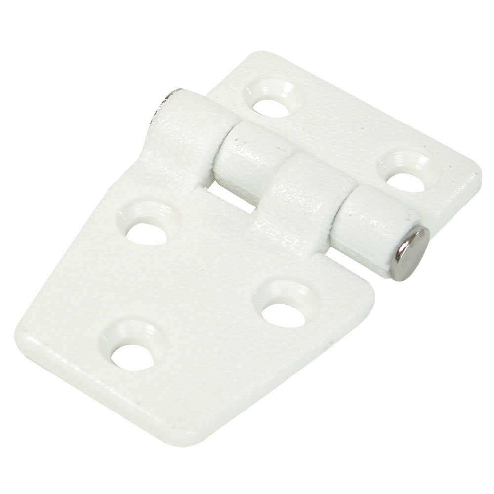 Whitecap Shortside Door Hinge - White Nylon - 1-3/8" x 2-1/4" - S-3033