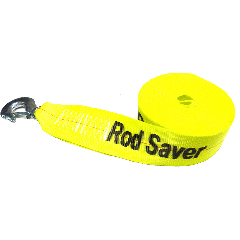 Rod Saver Heavy-Duty Winch Strap Replacement - Yellow - 3" x 25' - WS3Y25