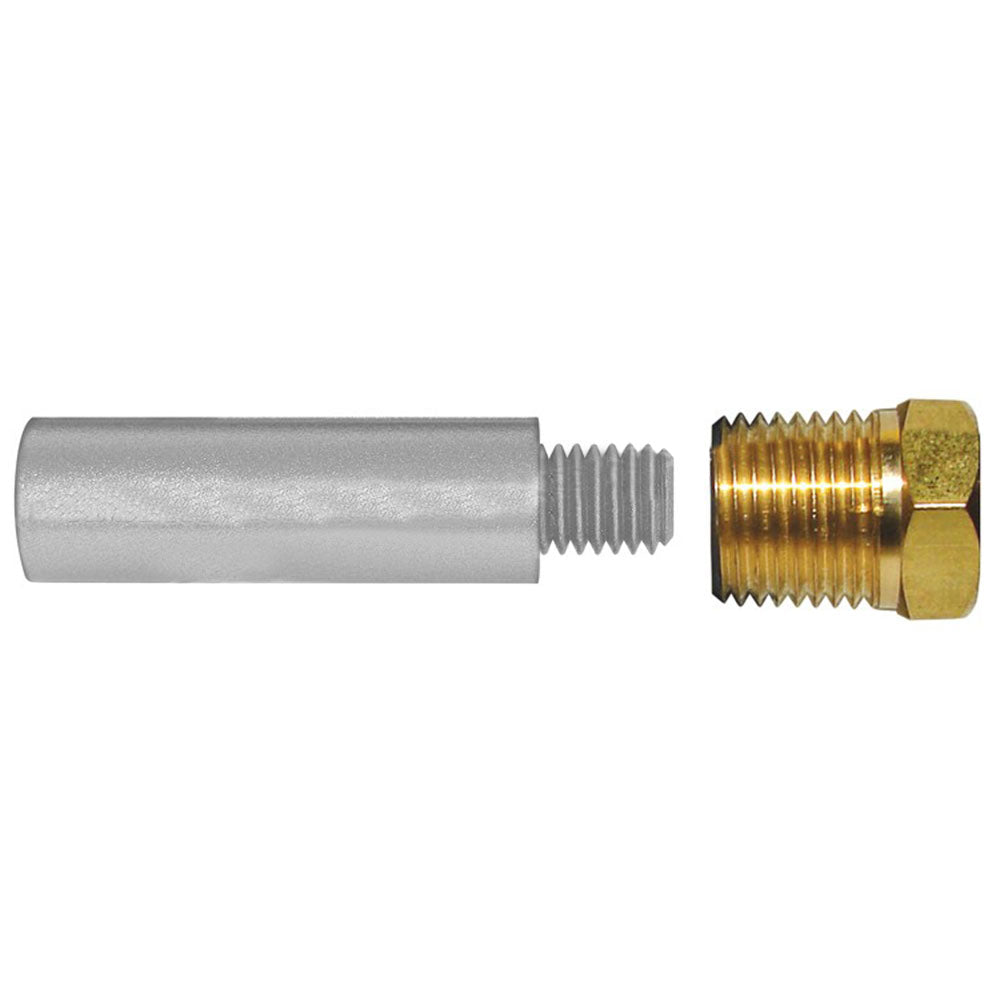 Tecnoseal E3 Pencil Zinc w/Brass Cap - TEC-E3-C