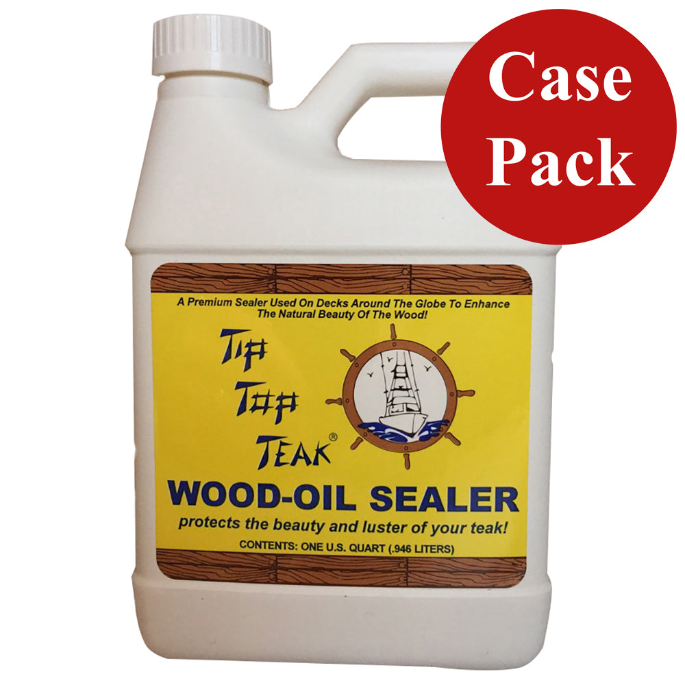Tip Top Teak Tip Top Teak Wood Oil Sealer - Quart - *Case of 12* - TS 1001CASE