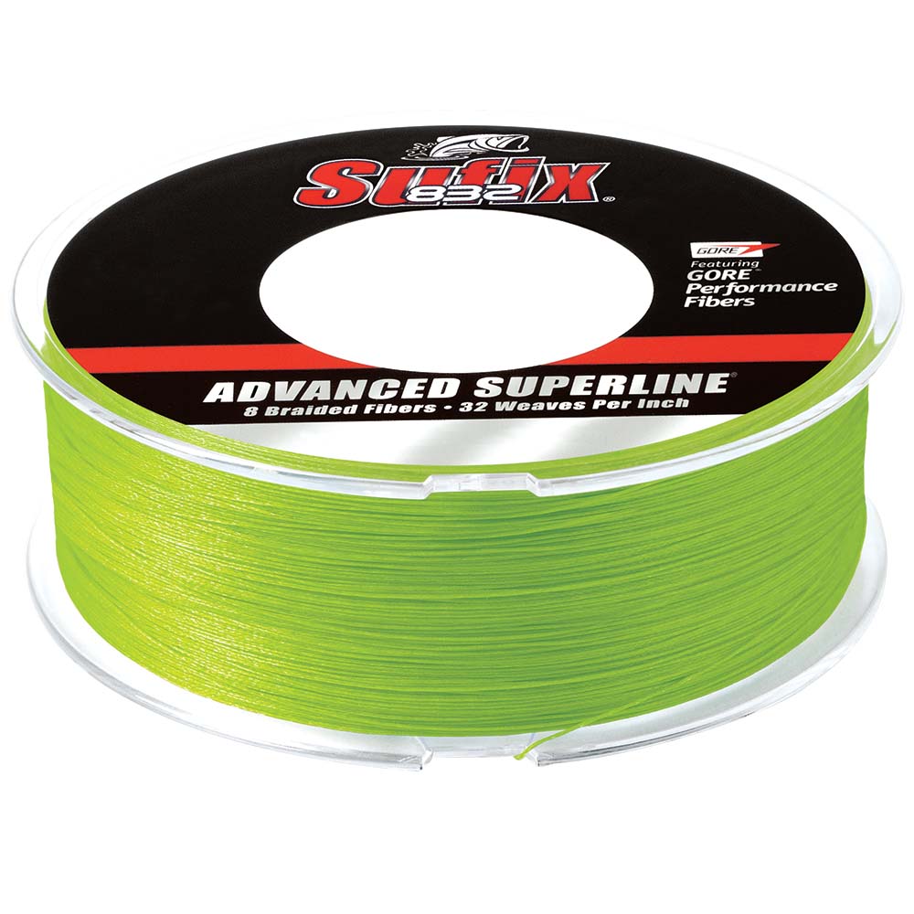 Sufix 832® Advanced Superline® Braid - 30lb - Neon Lime - 600 yds - 660-230L