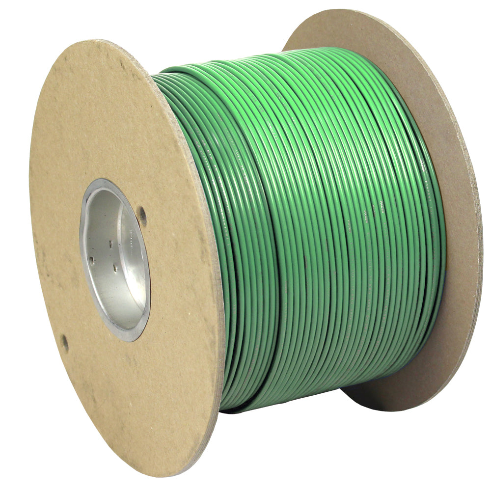 Pacer Light Green 14 AWG Primary Wire - 1,000' - WUL14LG-1000
