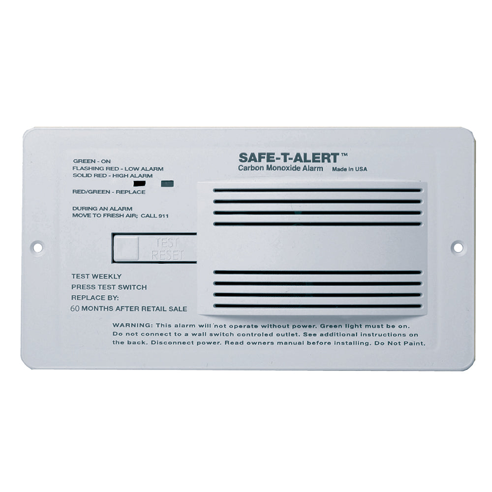 Safe-T-Alert 65 Series RV Flush Mount Carbon Monoxide Alarm - 65-542-WHT