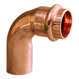Viega ProPress 2" - 90° Copper Elbow - Street/Press Connection - Smart Connect Technology - 77072