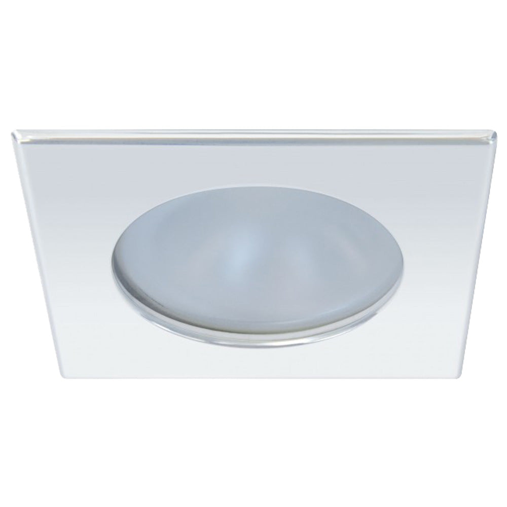 Quick Blake XP Downlight LED -  6W, IP66, Screw Mounted - Square Stainless Bezel, Round Daylight Light - FAMP3022X11CA00