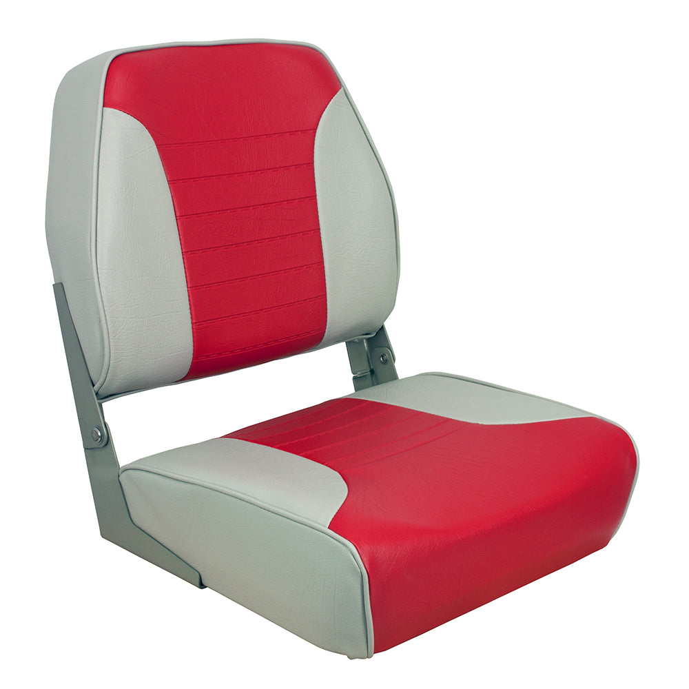 Springfield Economy Multi-Color Folding Seat - Grey/Red - 1040655