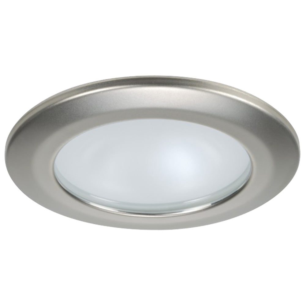 Quick Kor XP Downlight LED - 6W, IP66, Spring Mounted - Round Satin Bezel, Round Daylight Light - FAMP3252S11CA00