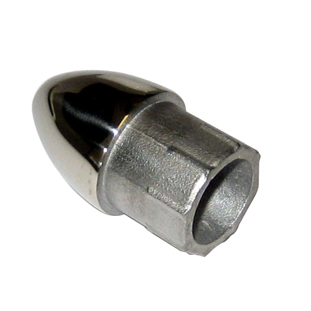 Whitecap Bullet End - 316 Stainless Steel - 7/8" Tube O.D. - 6229C