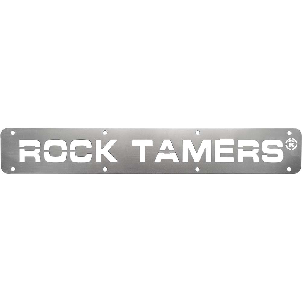 ROCK TAMERS Replacement Trim Plate - Stainless Steel - RT028