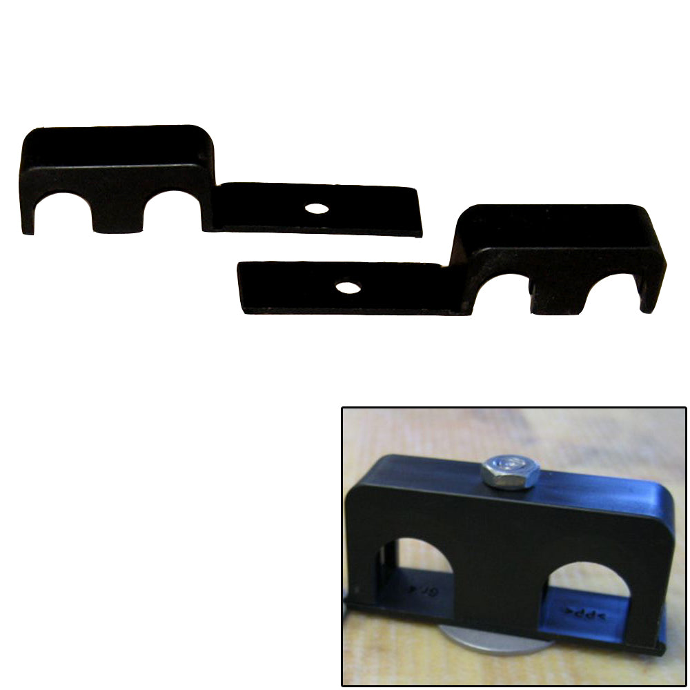 Weld Mount Double Poly Clamp f/1/4" x 20 Studs - 5/8" OD - Requires 1.5" Stud - Qty. 25 - 80625