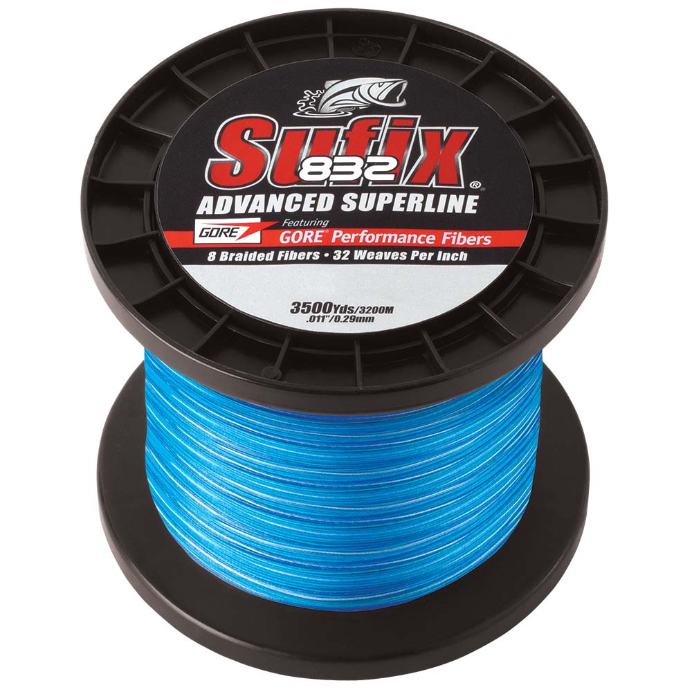 Sufix 832® Advanced Superline® Braid - 10lb - Coastal Camo - 3500 yds - 660-410CC